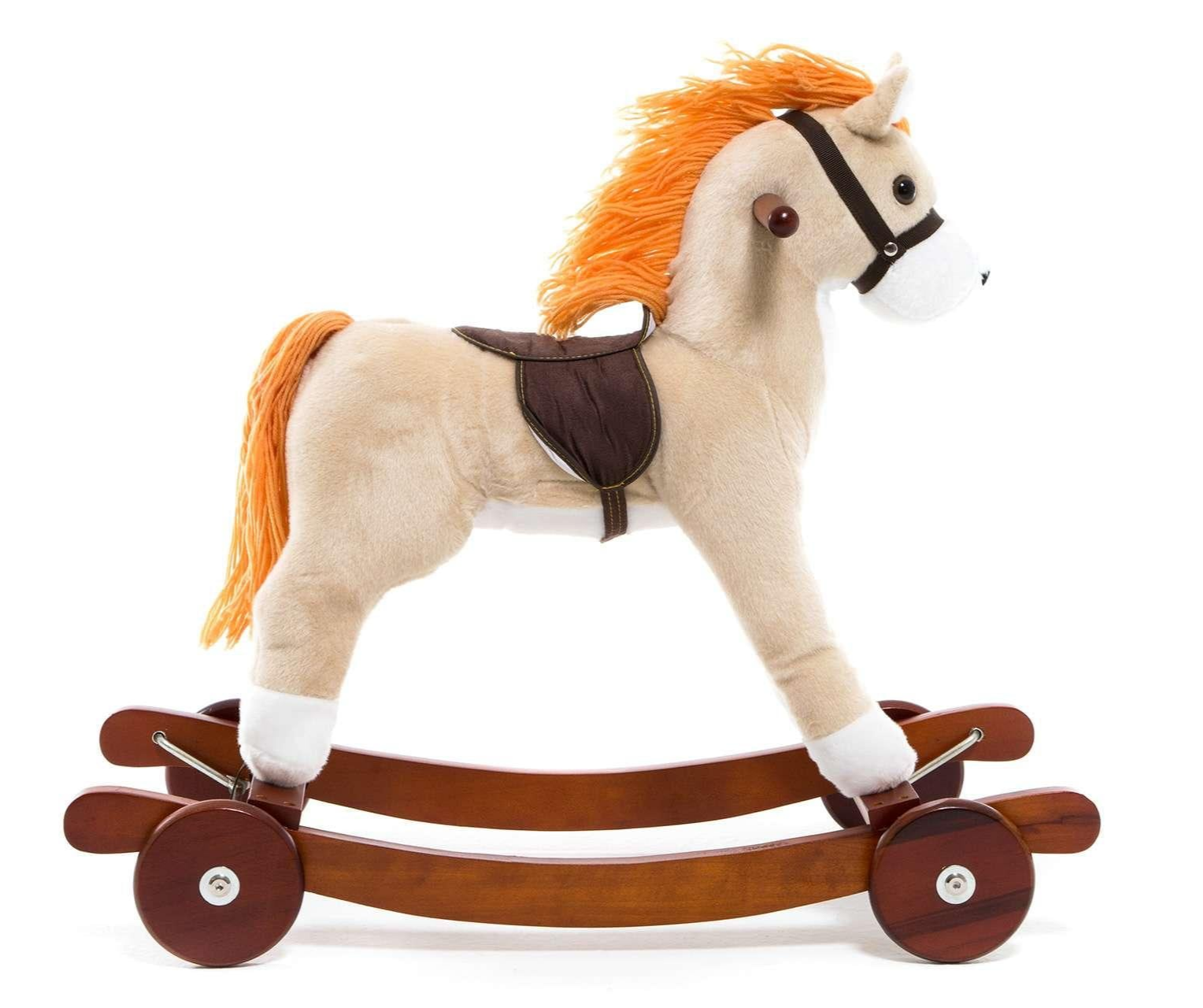 Montable Para Bebés Caballito Niños Mecedora Balancín Sonido Relinchido