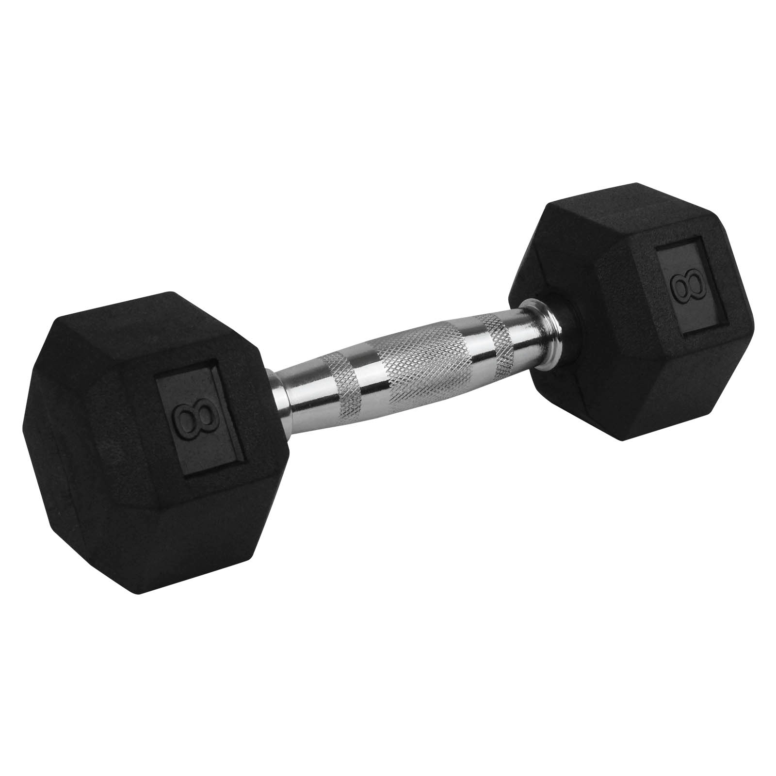 Kit 4 Mancuernas Hexagonales Acero Forro De Neopreno 8 lbs