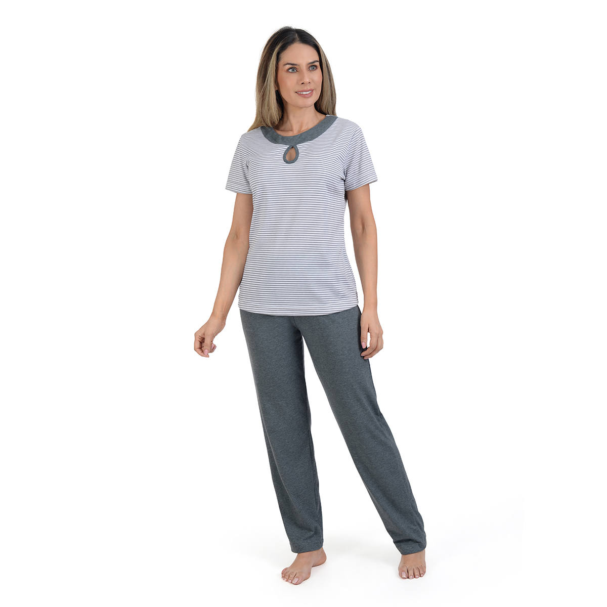 Pijamas Pantalon Largo Mujer Pijama Mujer Nite Nite 801 Manga