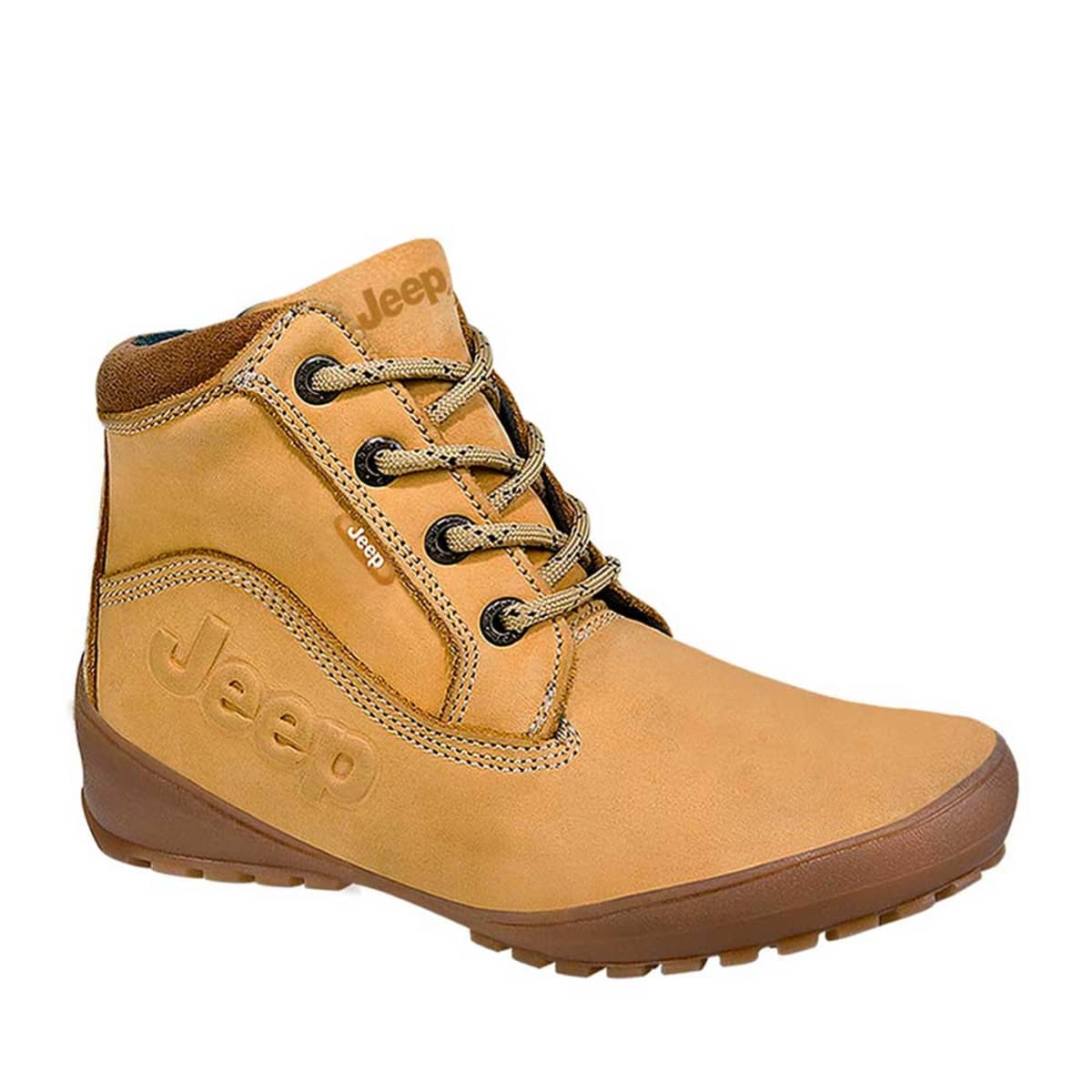 Botas para mujer tipo Hiker marca Jeep color miel mod. 129574