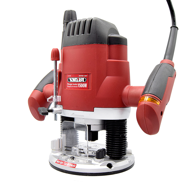 Knova Router/Rebajadora de inmersión profesional 1500 w para madera 120V con capacidad de profundidad 55 mm