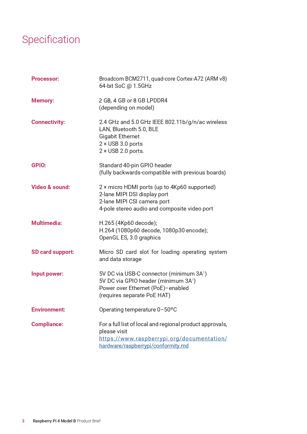 RASPBERRY PI 4, MODELO B +, RAM 8GB OFICIAL RASPBERRYPI-4-MODB+-8GB