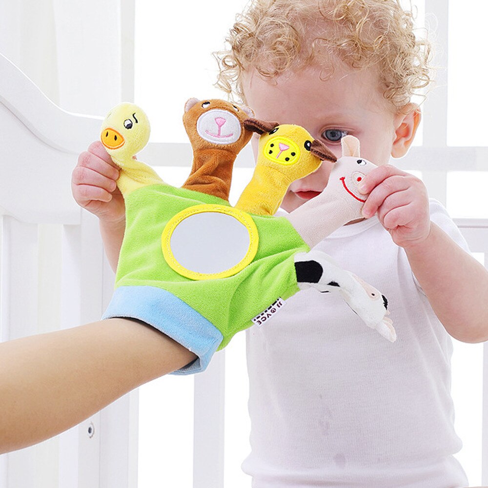 Marioneta de Mano Didáctica E&N - Impulsa Habilidades Motoras/Coordinación Mano-Ojo/Coordinación/Creatividad - Animales Amigos de la Granja