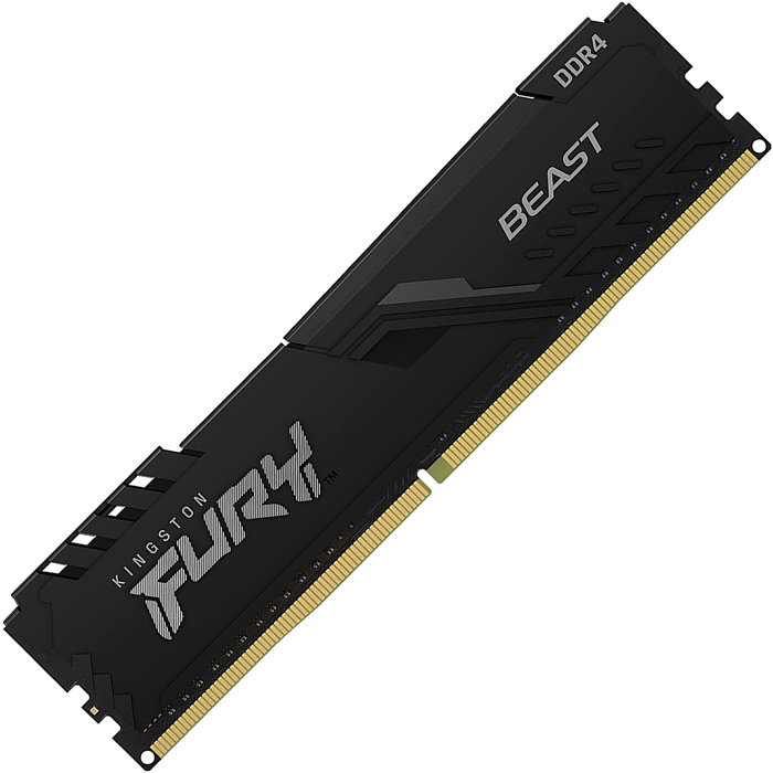 Memoria Ram DDR4 Kingston Fury Beast 3200MHz 8GB PC4-25600 Negra KF432C16BB/8.