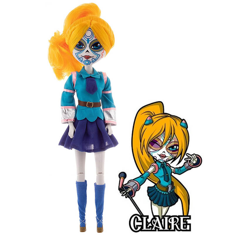 Muñeca Claire Neo Otakus de Catrinas Underworld
