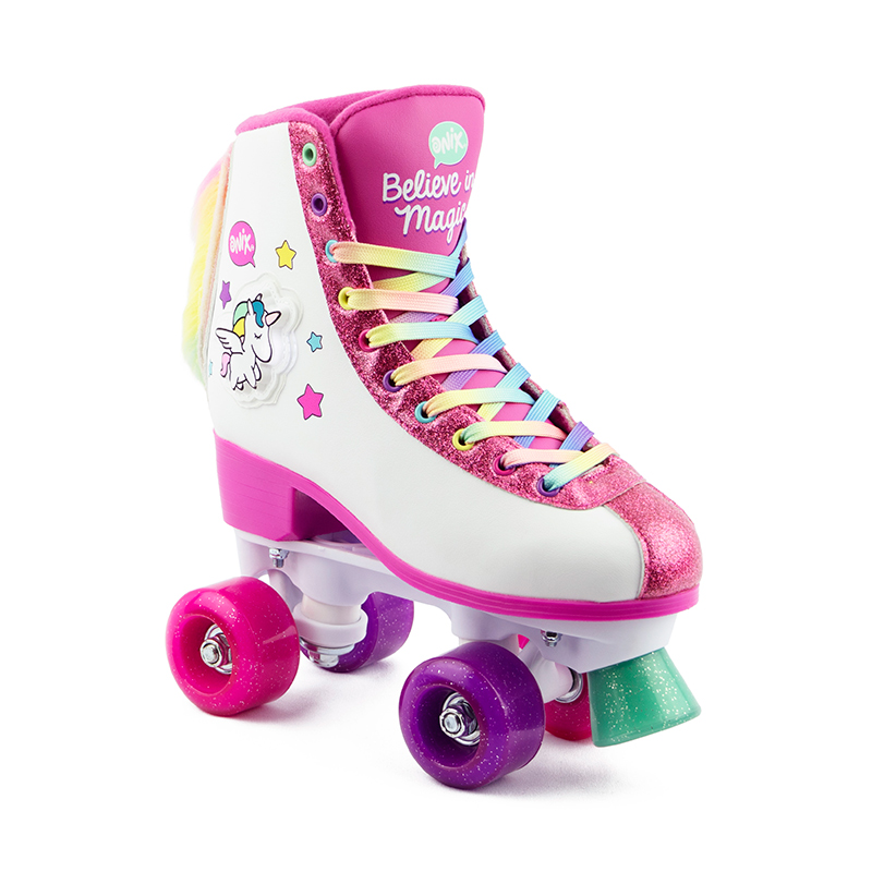 Patines De 4 Ruedas Onix Para Niña Color Rosa De Unicornio