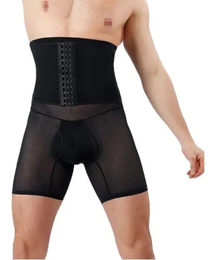 Faja Boxer Reductor Abdomen Modelador Reforzado