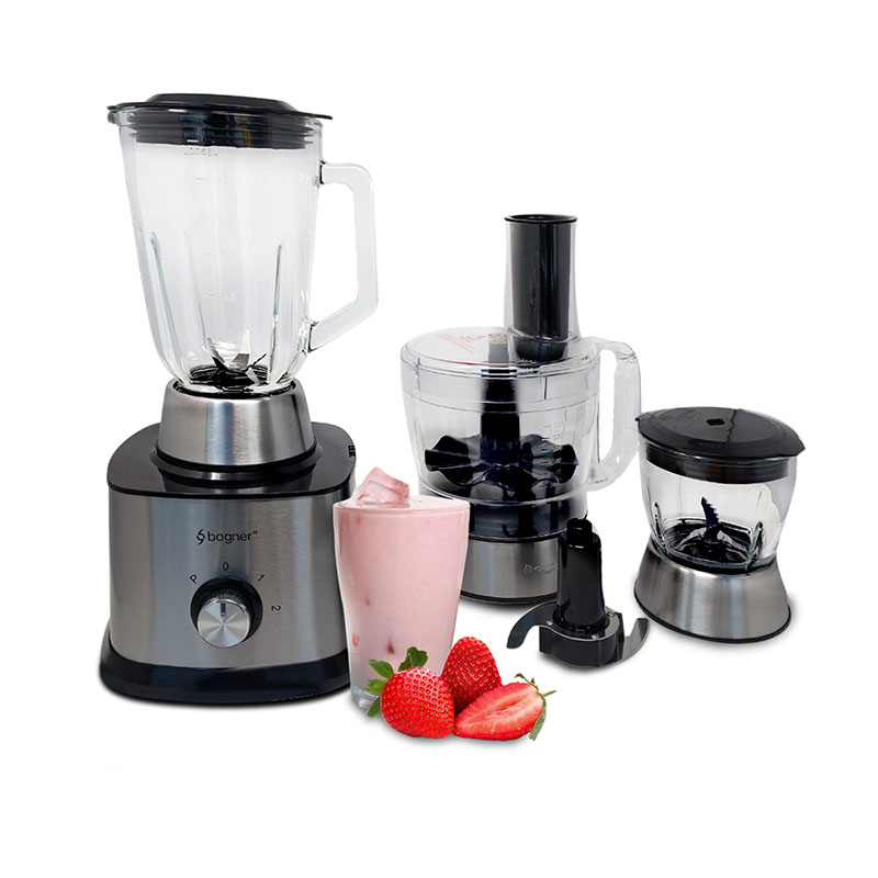 Licuadora multifuncional Bogner 3 en 1 con accesorios 800 watts