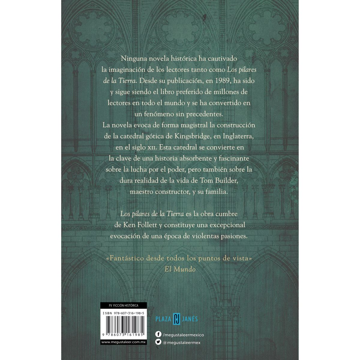 Libro Los pilares de la Tierra Autor Ken Follet Edicion Conmemorativa