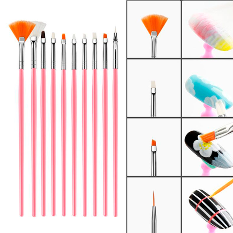 Uñas Manicura 72 Pzas Kit uñas Decoración de uñas
