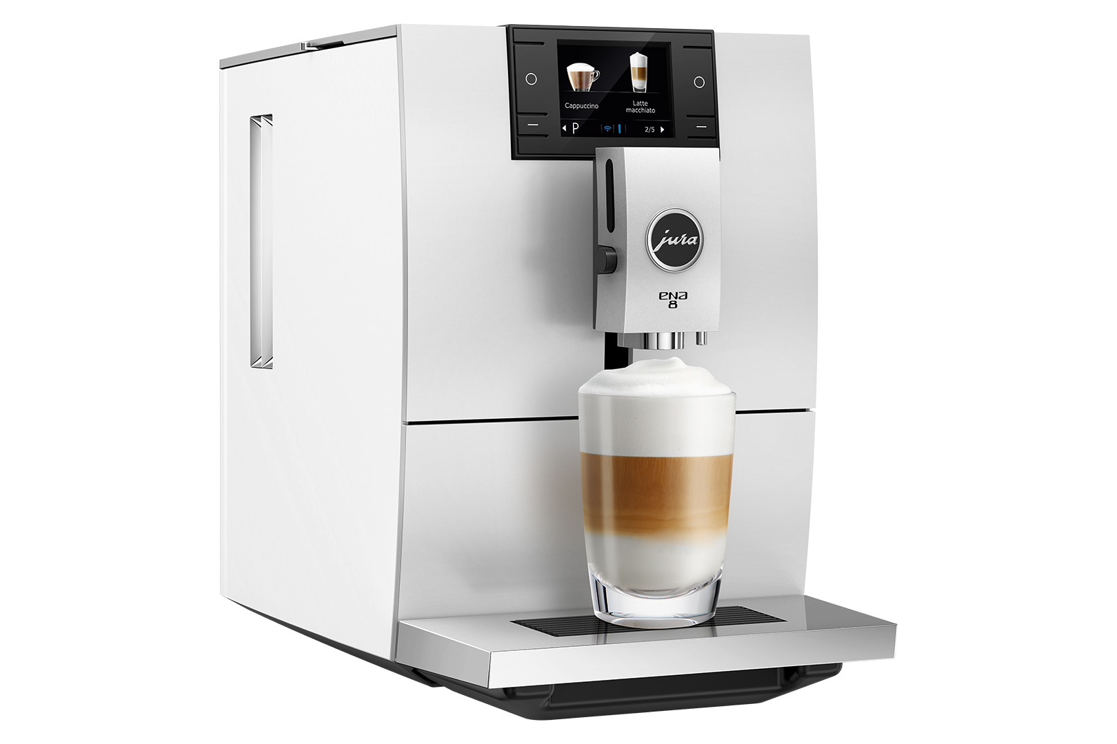 Cafetera Jura Ena 8 Blanca Superautomatica 10 Especialidades de Cafe Gourmet