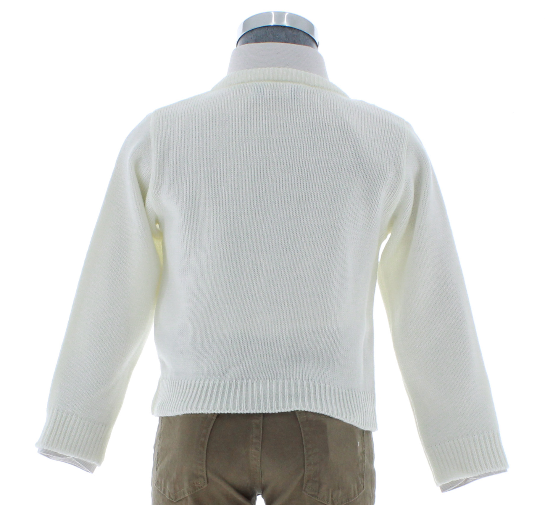 Sueter Niño Tejido hueso 2683 2 a 8 Años