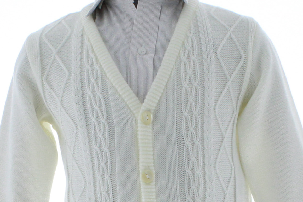 Sueter Niño Tejido hueso 2683 2 a 8 Años