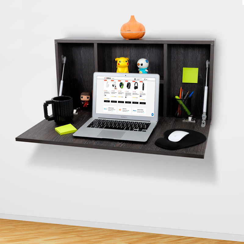 Escritorio Plegable Abatible Empotrable a Pared (80x40x17 cm) Redlemon