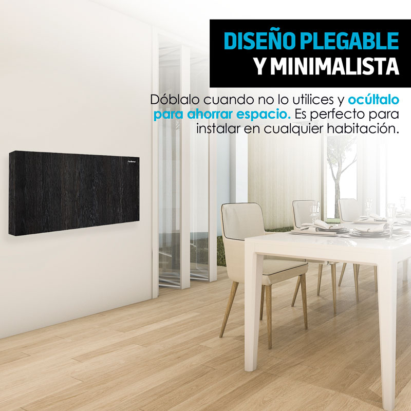 Escritorio Plegable Abatible Empotrable a Pared (80x40x17 cm) Redlemon