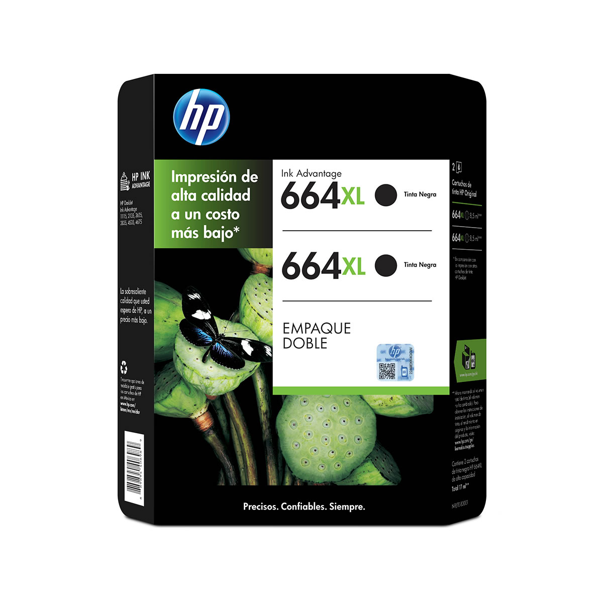 Cartucho de Tinta Negro HP 664 XL N9J70BL 542974 CST