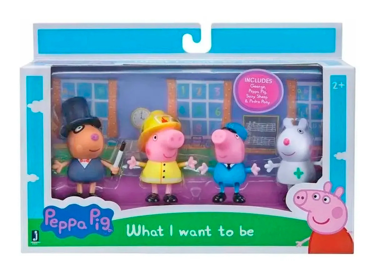 Peppa Pig What I Want To Be 4 Personajes Oficios