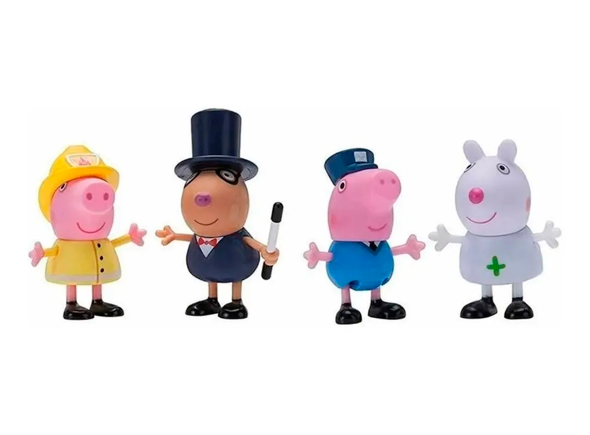 Peppa Pig What I Want To Be 4 Personajes Oficios