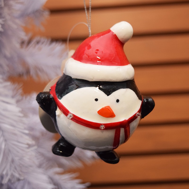 Esfera navideña con luz LED