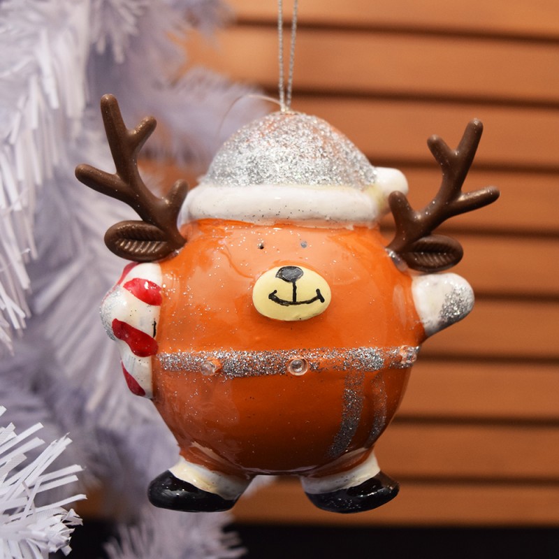 Esfera navideña con luz LED