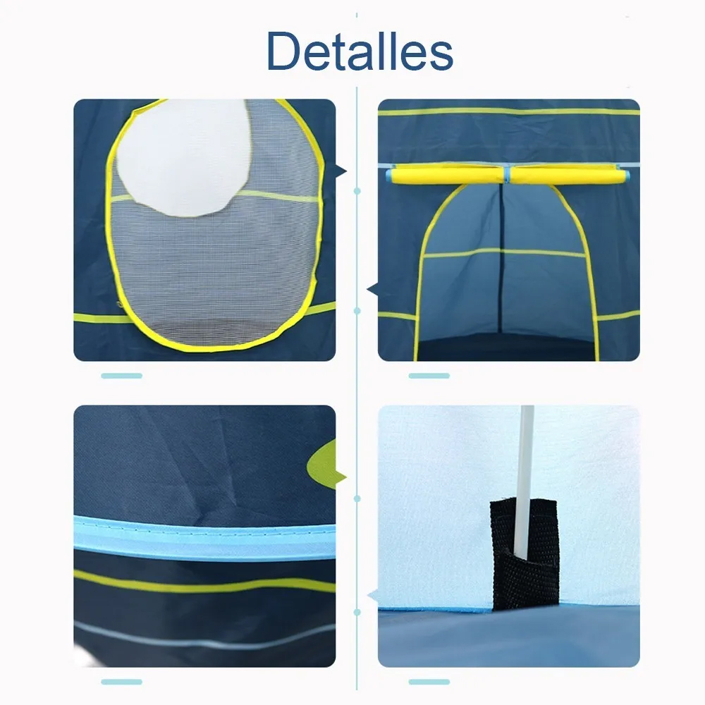 Tienda Casita Castillo Juguete Niños Plegable Estrellas Luna