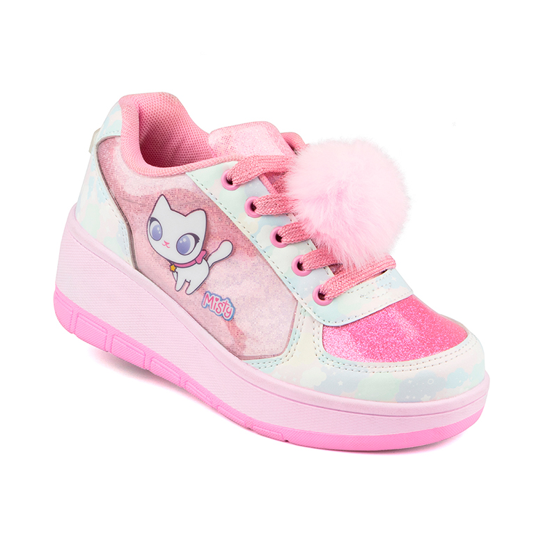 Tenis Patín Onix Gato Misty Rosa