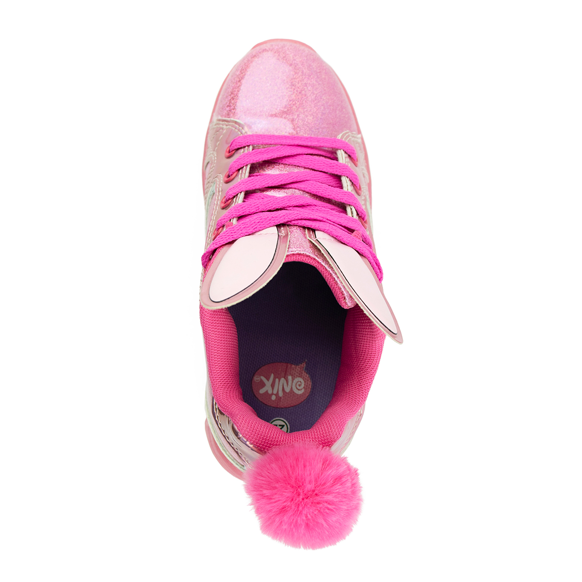 Tenis Patí­n Onix Para Niña Conejo Real Happy Rosa Con Orejas