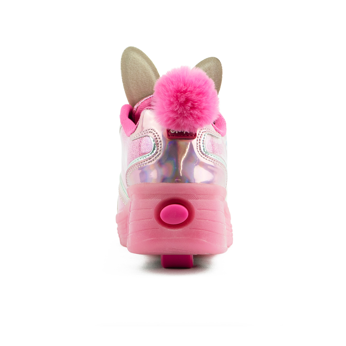 Tenis Patí­n Onix Para Niña Conejo Real Happy Rosa Con Orejas