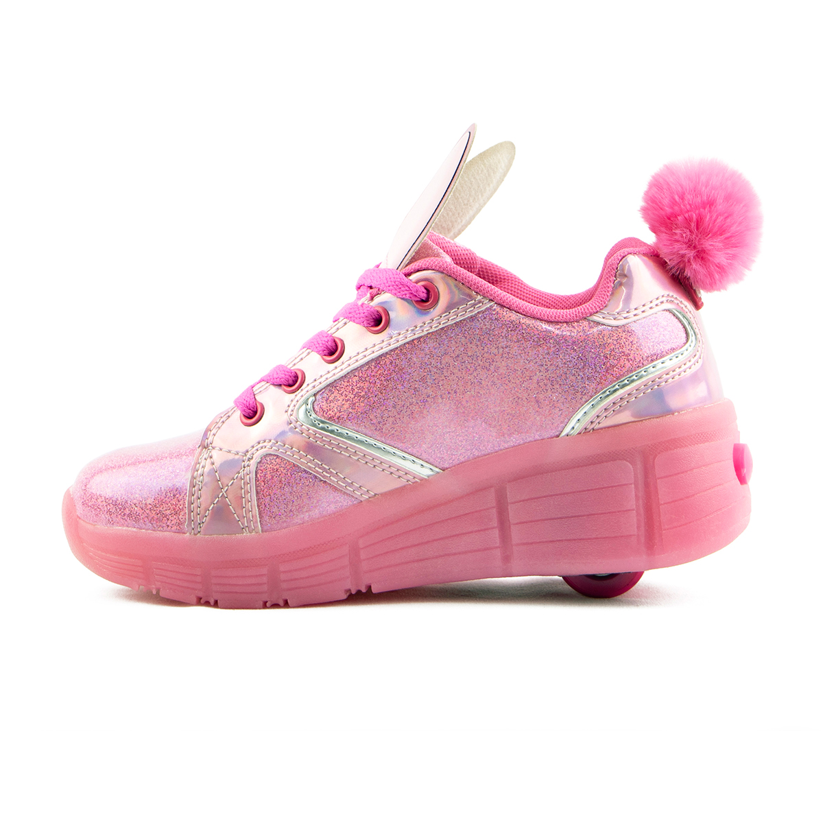 Tenis Patí­n Onix Para Niña Conejo Real Happy Rosa Con Orejas