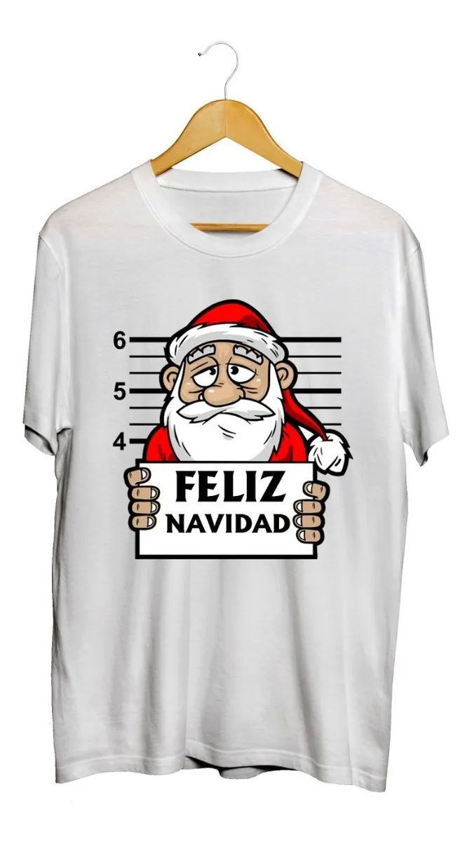 Playera Santa Claus Feliz Navidad Diseño 06 Playeras Beloma