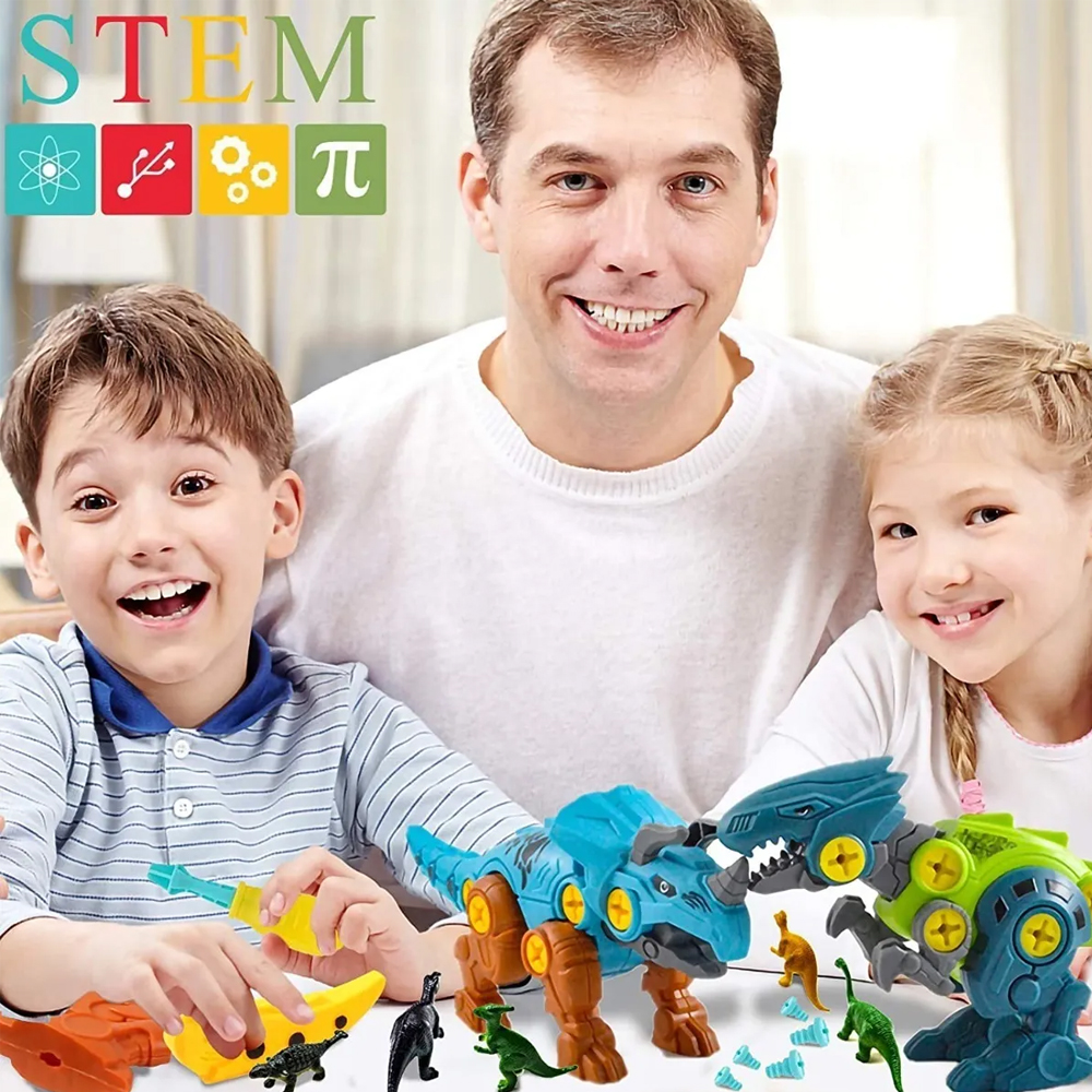 3 Juegos Prácticos Divertidos Dinosaurios Bricolaje Juguetes