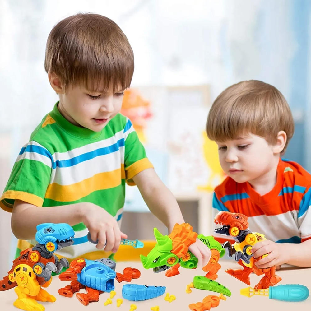 3 Juegos Prácticos Divertidos Dinosaurios Bricolaje Juguetes