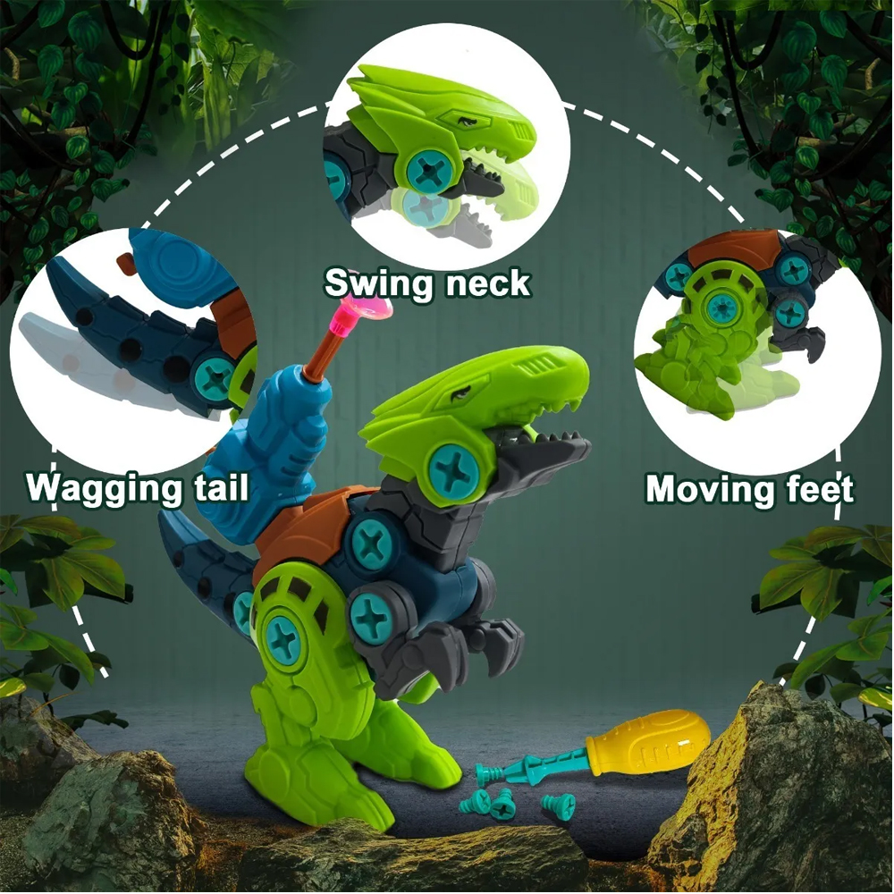 3 Juegos Prácticos Divertidos Dinosaurios Bricolaje Juguetes