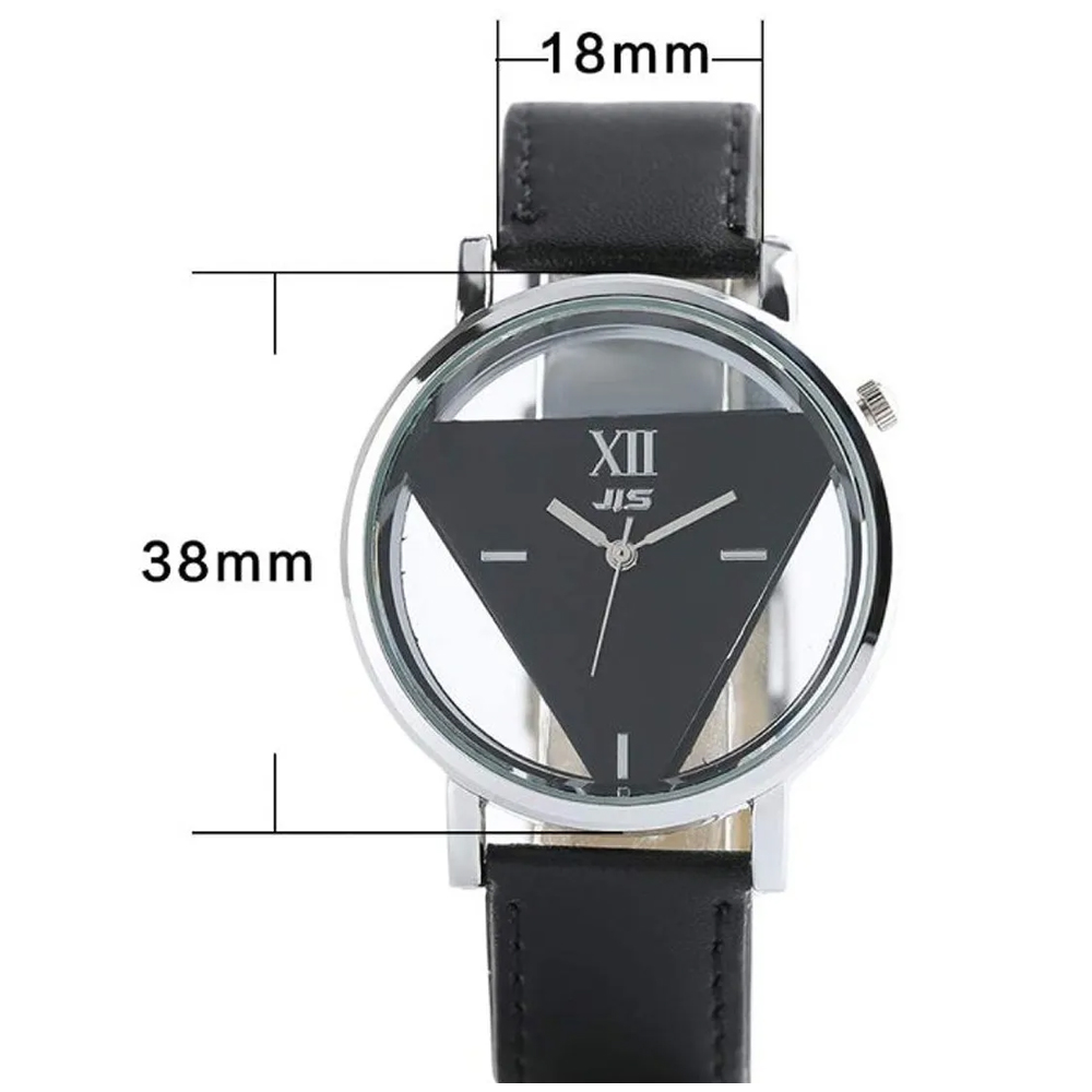 Reloj Hombres Mujeres Triangular De Moda Creativo Elegante