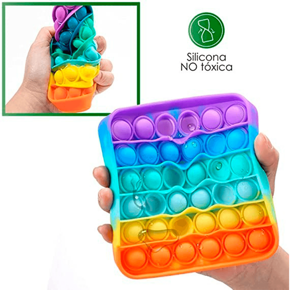 3 Piezas Juguete Burbujas Fidget Antiestres