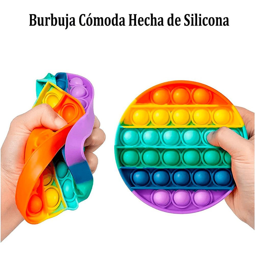 3 Piezas Juguete Burbujas Fidget Antiestres