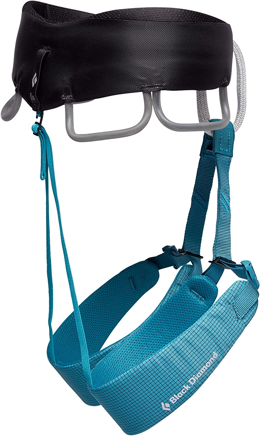 Arnés de escalada Black Diamond Momentum - Aqua Verde "Small" para mujer