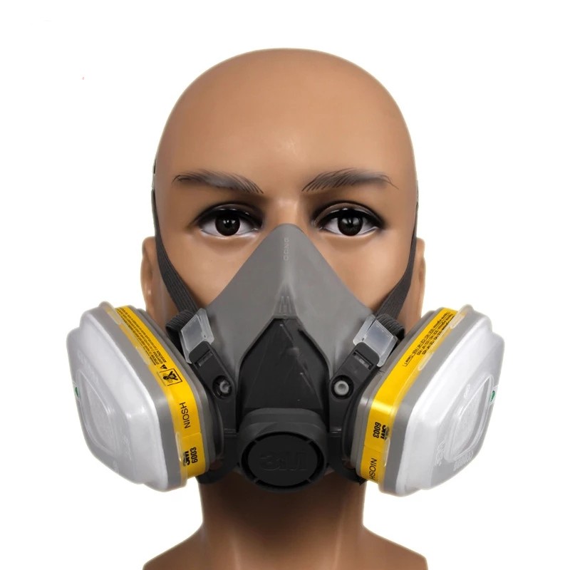 Mascarilla Respirador 3M Media Cara + Filtros Gases + Filtros N95