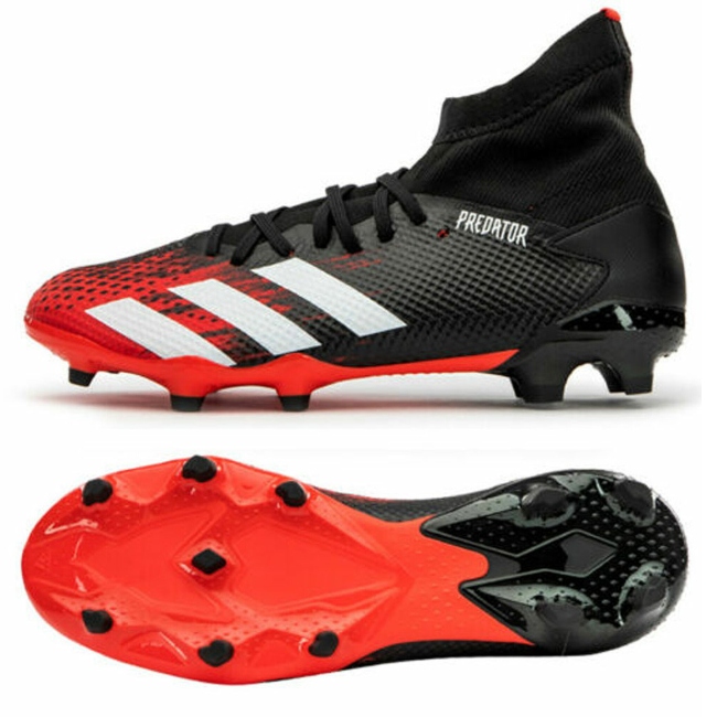 TENIS DE FUTBOL PREDATOR 20.3 PARA HOMBRE, ROJO/NEGRO EE9555 100% original