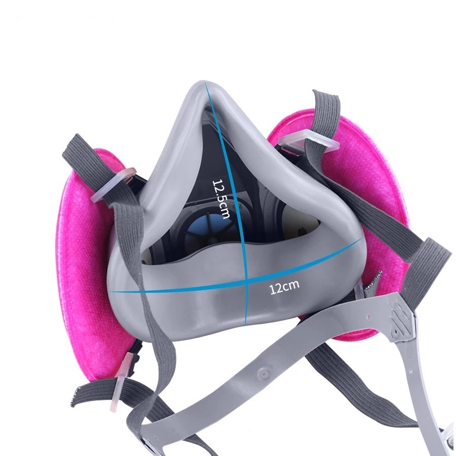 Mascarilla Respirador 3M Media Cara + Filtros para Partículas P100