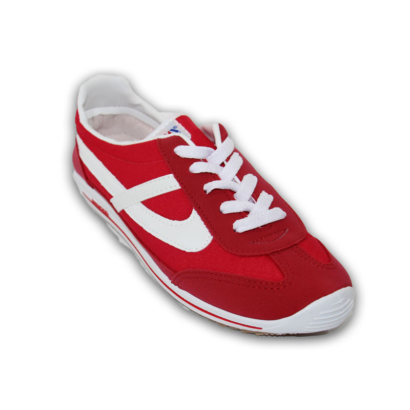 Tenis urbano Panam rojo con blanco mujer