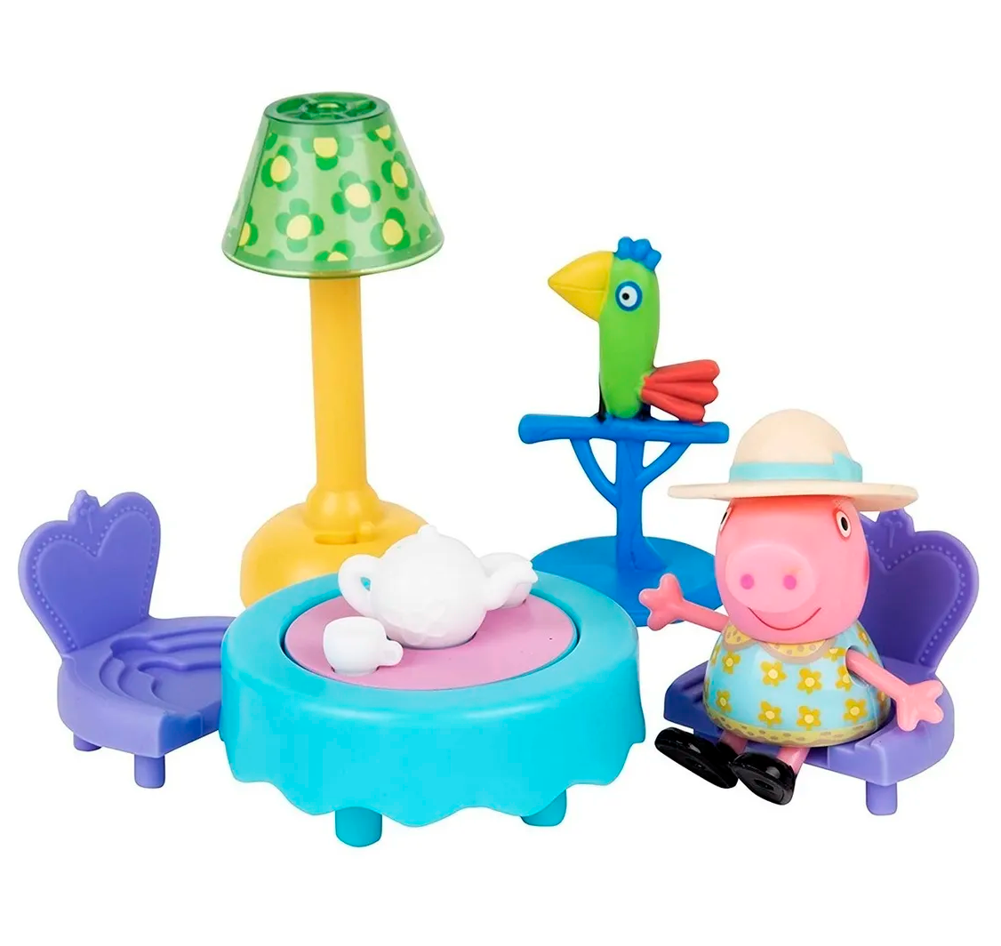 Peppa Pig Té en el salón