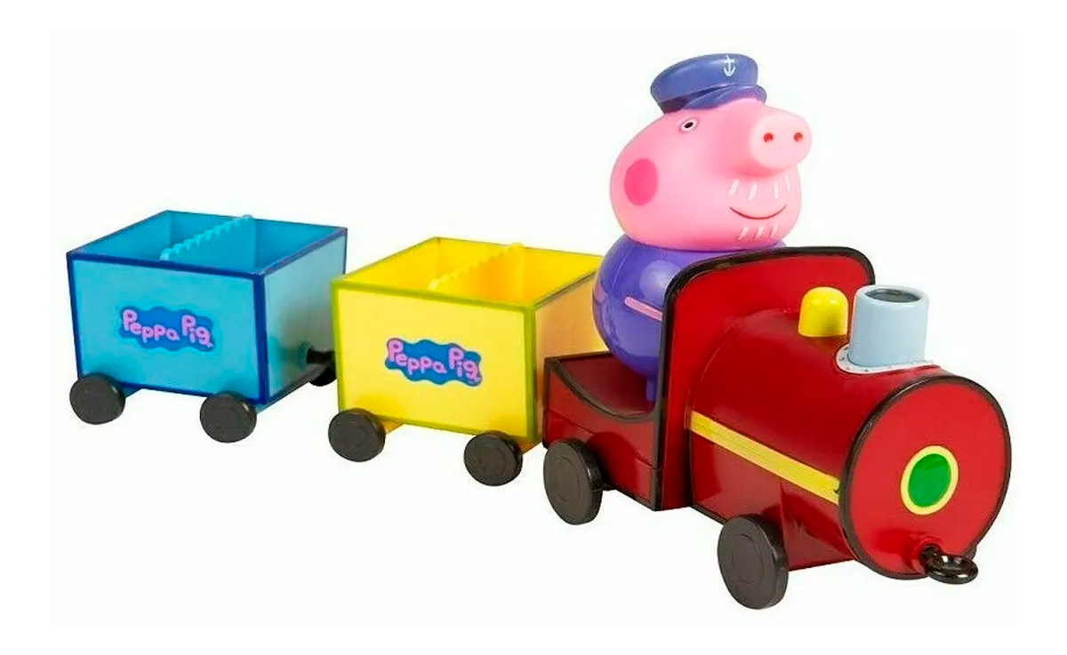Peppa Pig Tren Con Vagón Del Abuelo Cerdito