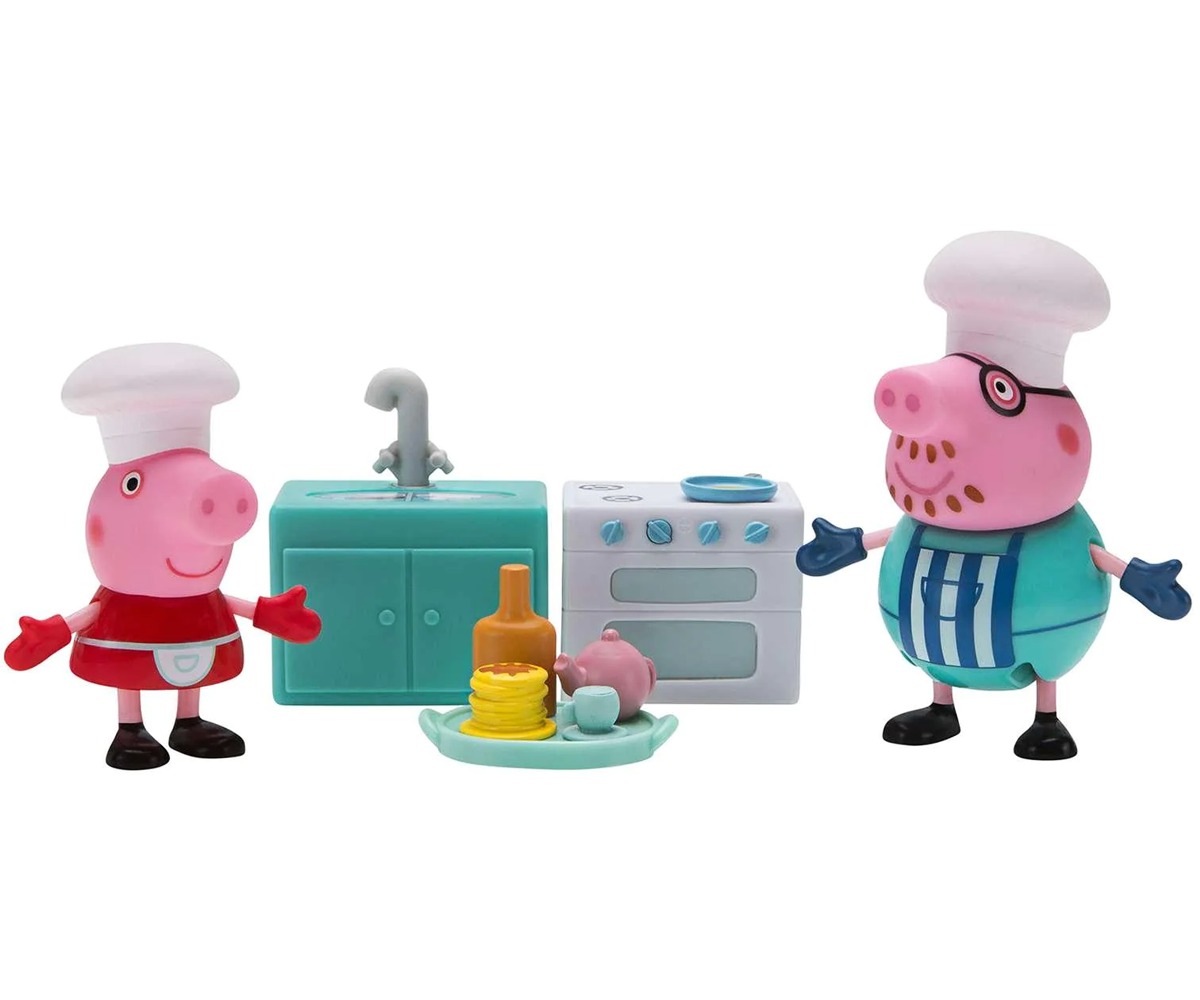 Peppa Pig Cocinando Con Papá