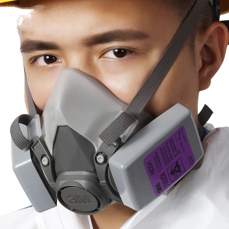 Mascarilla Respirador 3M Media Cara + Filtros para Partículas P100 modelo 7093