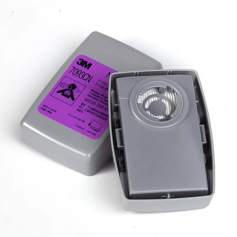 Mascarilla Respirador 3M Media Cara + Filtros para Partículas P100 modelo 7093