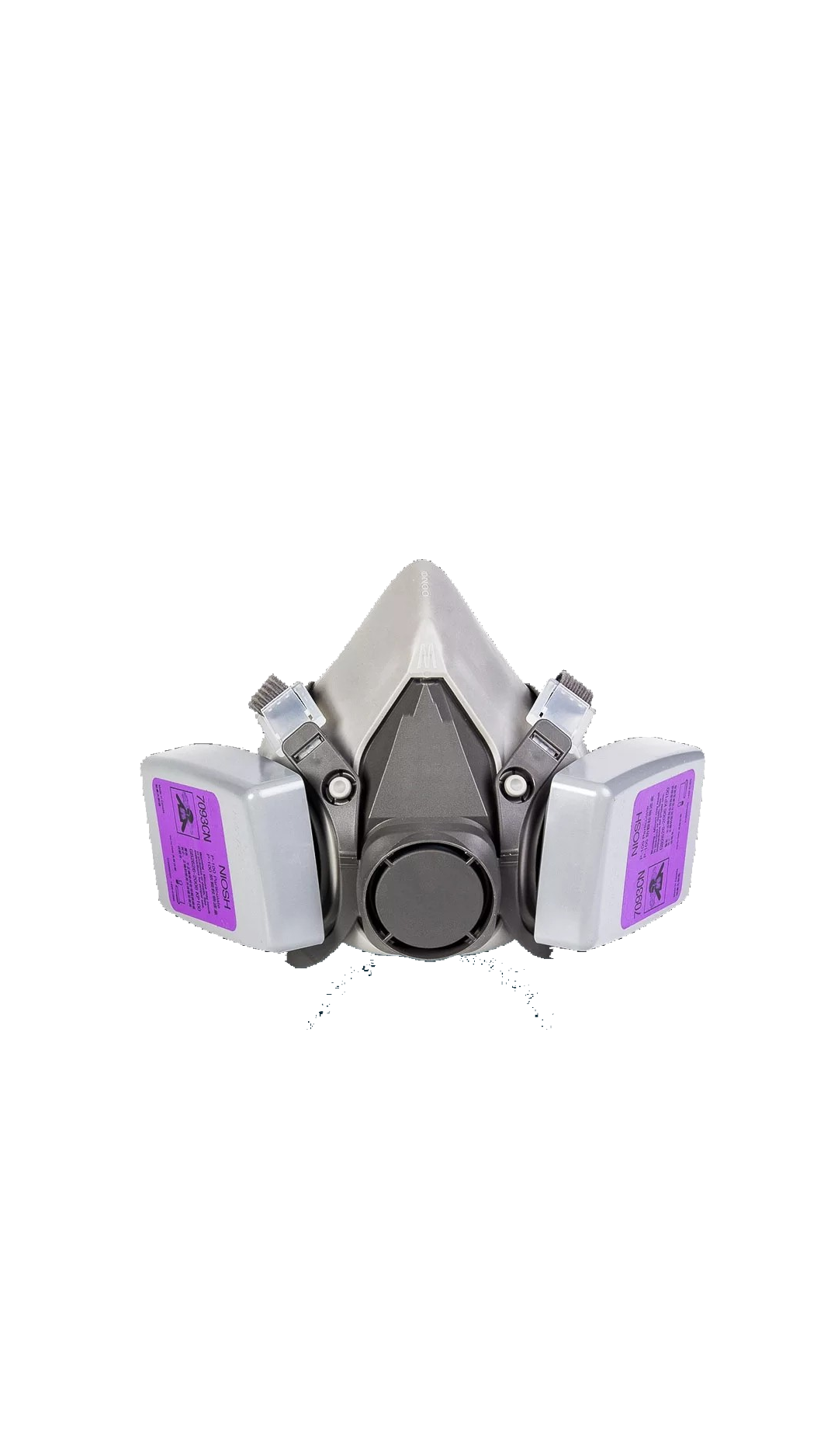 Mascarilla Respirador 3M Media Cara + Filtros Para Partículas P100 Modelo 7093