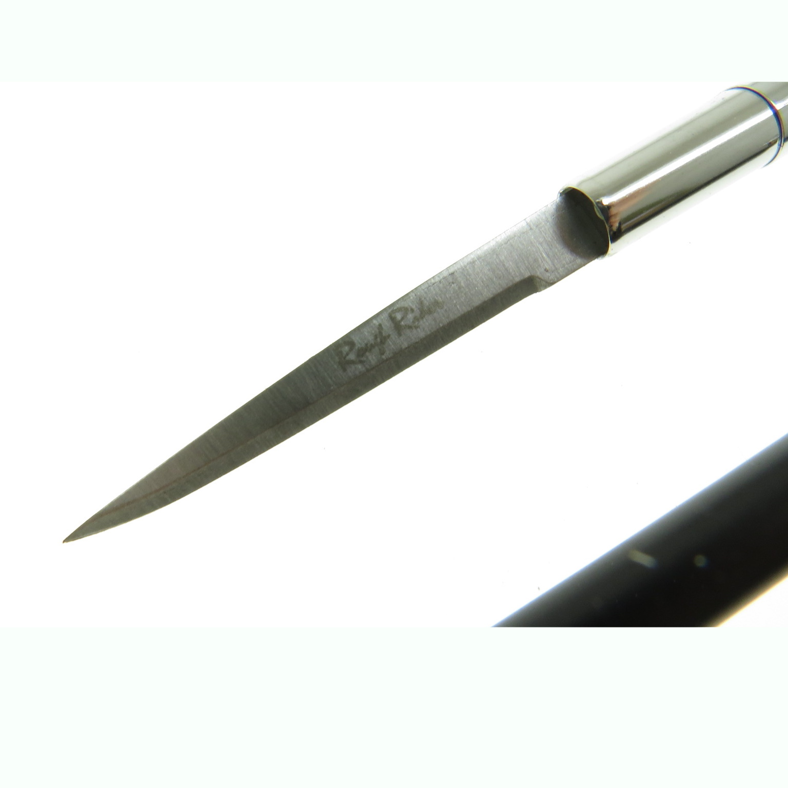 Rr613 Rough Rider Black Pluma Con Mini Cuchillo Oculto