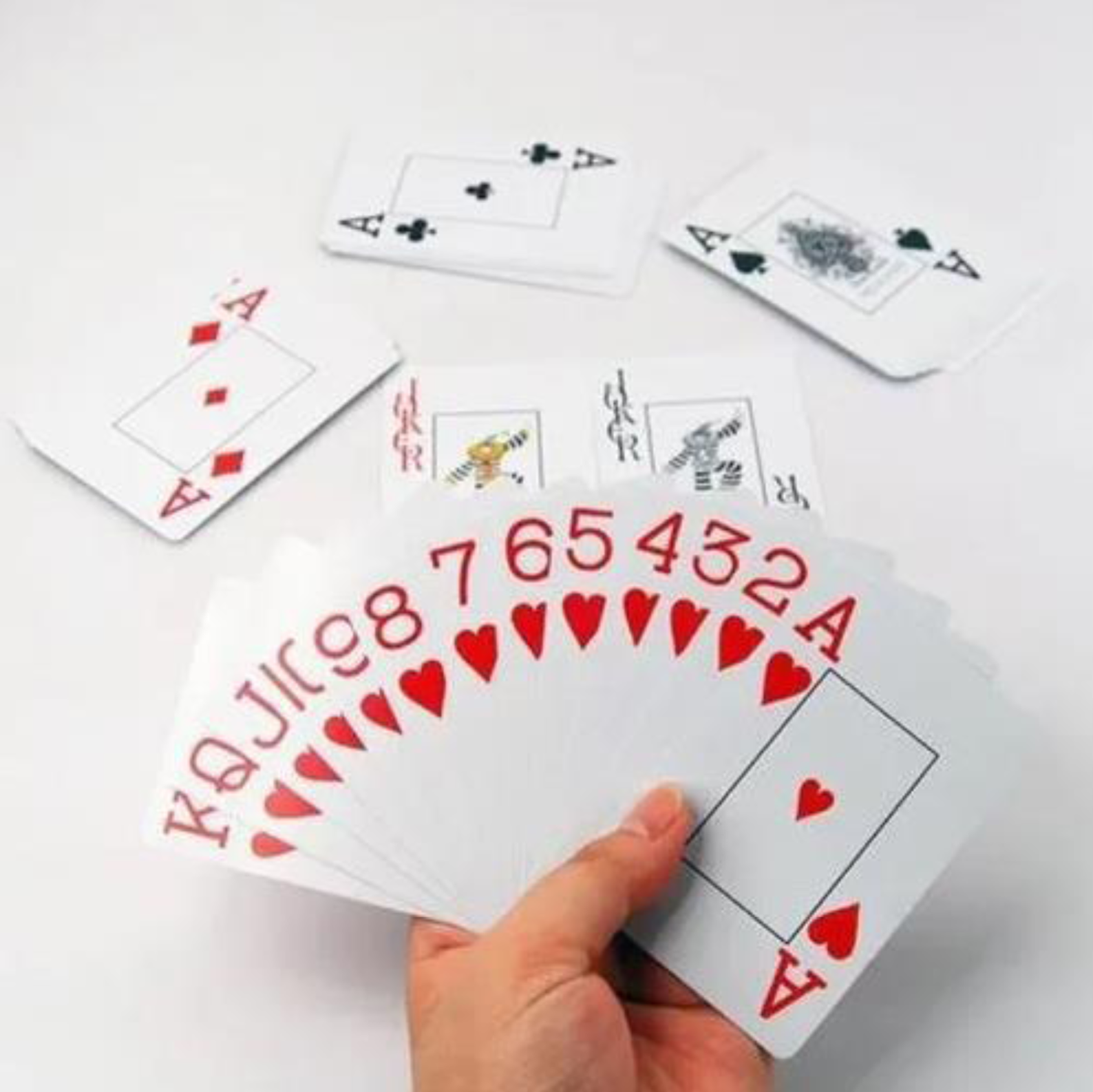 Estuche 2 Barajas Cartas Poker 100% Plástico Lavable