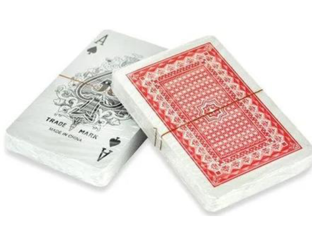 Estuche 2 Barajas Cartas Poker 100% Plástico Lavable